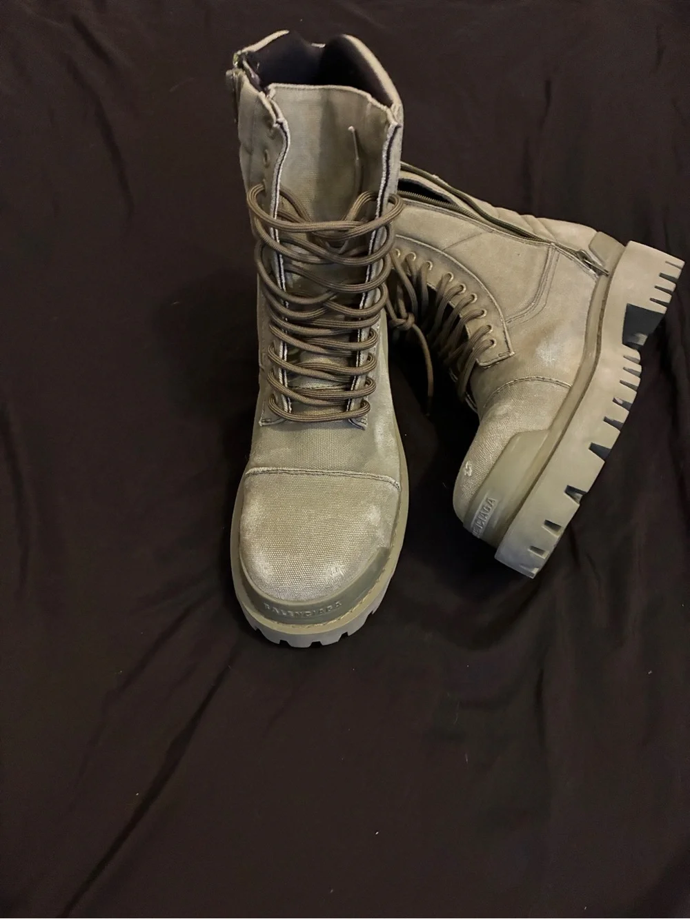 Olive Green strike Boots